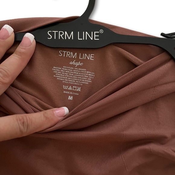 STRM LINE High-Waisted Shaping Shorts | Tummy Control Seamless Smoother - Picture 4 of 5